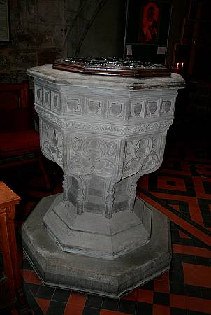 Leominster Priory - The Font